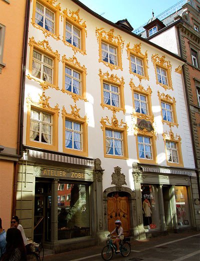 La barroca Haus zum Wolf, en la zona histórica de Constanza (Alemania). Imagen Guiarte.com
