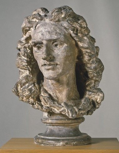 Jean-Baptiste Carpeaux (1827-1875) Cabeza de la estatua de Watteau Hacia 1867-1869