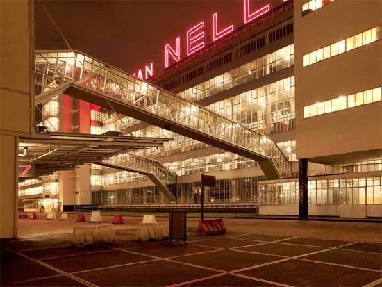 Factoría Van Nelle (Van Nellefabriek), en las afueras de Rotterdam. Agencia de Patrimonio Cultural de Holanda. Municipalidad de Rotterdam.