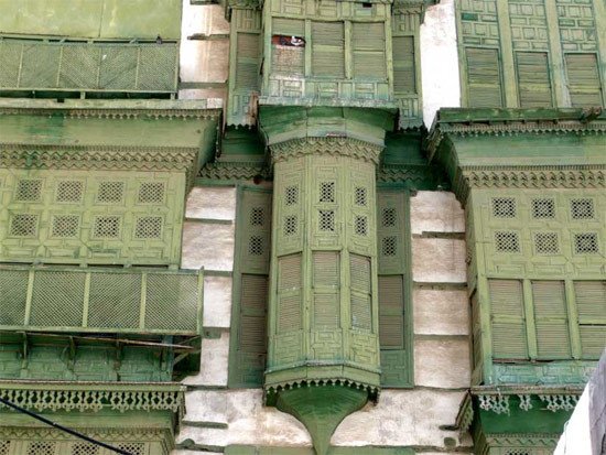 Vvilla histórica de Yeda, Puerta de la Meca. Detalle constructivo de una de las casas tradiciones. UNESCO copyright