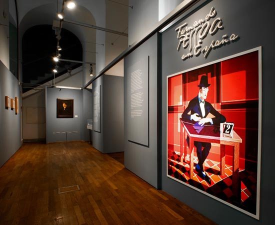 Fotografía de la exposición Fernando Pessoa en España de la BNE