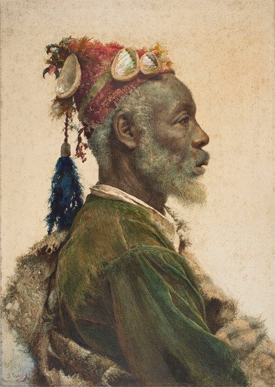 Josep Tapiró. El santón darcawi de Marrakech, c. 1895. Museu Nacional d&#8217;Art de Catalunya, Barcelona