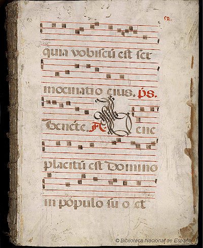 Antífonas de laudes, himnos de vísperas y maitines para distintos santos franciscanos y franciscanos descalzos. Música manuscrita. 1690