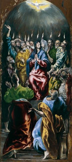 El Greco y taller. Pentecostés ca. 1600. Óleo sobre lienzo. Madrid, Museo Nacional del Prado © Museo Nacional del Prado, Madrid