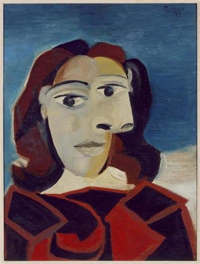 Retrato de Dora Maar. Pablo Picasso. 1939.