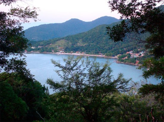 El sur de la isla de Santa Catarina, desde el sendero que conduce de Caeira a la playa de Naufragados. Guiarte.com