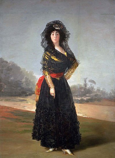 FRANCISCO GOYA Y LUCIENTES, MARÍA DEL PILAR TERESA CAYETANA DE SILVA ÁLVAREZ DE TOLEDO Y SILVA, THIRTEENTH DUCHESS OF ALBA, 1797.