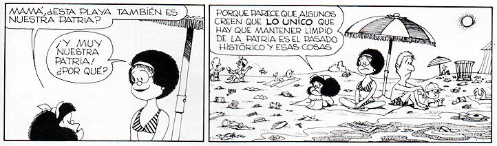 Reinterpretando a Quino, una muestra homenaje al padre de Mafalda.