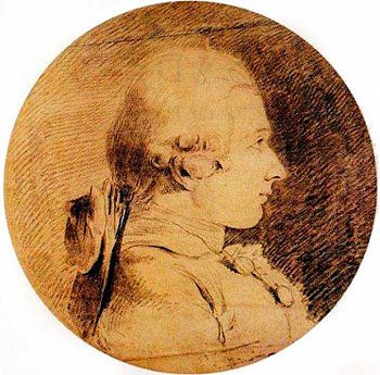 Retrato del marqués de Sade a la edad de 20 años. Charles Amédée Philippe van Loo. 1760