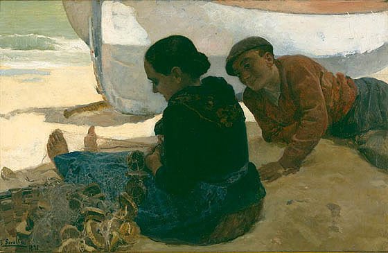 El pillo de la playa. 1891. Joaquín Sorolla.