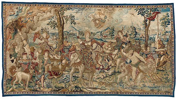 Seven Deadly Sins: Gluttony tapestry. Pieter Coecke van Aelst. 1532-1534.