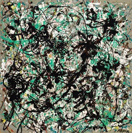 Jackson Pollock, No. 15, 1950, Óleo sobre masonite