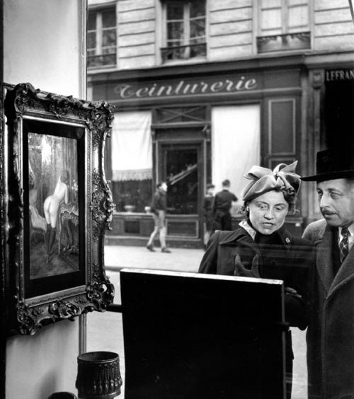 Le regard oblique (La mirada oblicua), Paris, 1948. © Atelier Robert Doisneau