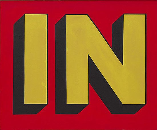 Roy Lichtenstein In , 1962 Óleo sobre lienzo 142,2 × 172,7 cm Solomon R. Guggenheim Museum, Nueva York Donación del artista 99.5254 © Estate of Roy Lichtenstein