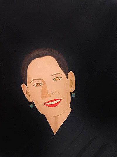 Alex Katz Ursula sonríe 2 (Ursula Smiles 2), 1993 Óleo sobre lino 243,8 x 182,9 cm Guggenheim Bilbao Museoa