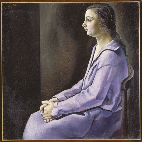 Retrato de mi hermana. Salvador Dalí.