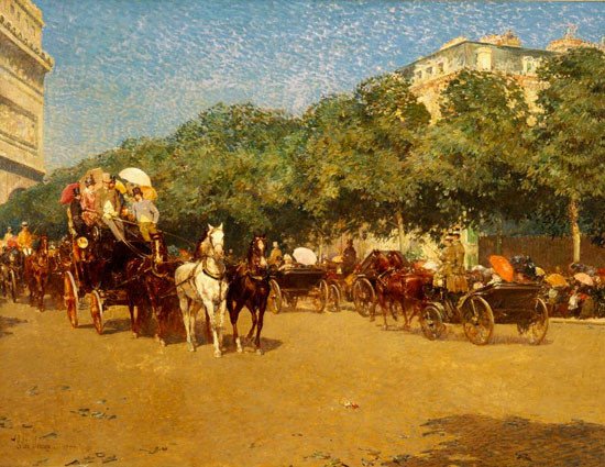 El día del Grand Prix, 1887. Childe Hassam