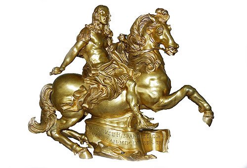  Escultura ecuestre de Carlos II. Gian Lorenzo Bernini. 1680.