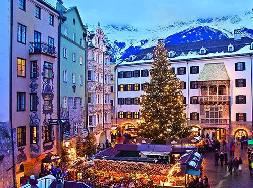 Ambiente navideño en Innsbruck. Oficina Nacional Austríaca de Turismo.