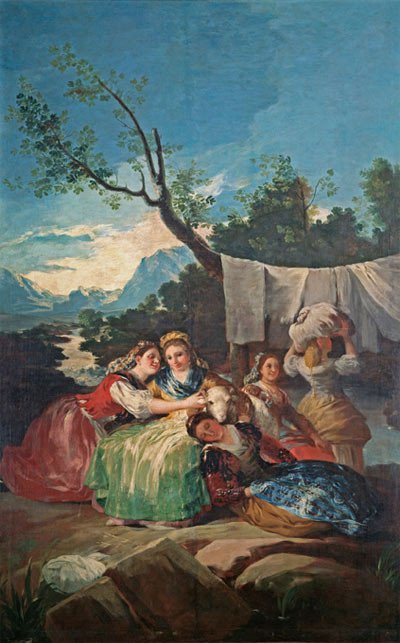 Las lavanderas. Francisco de Goya. Museo Nacional del Prado 