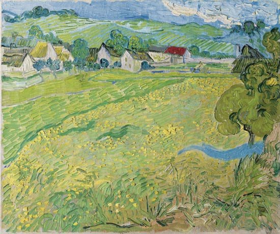Vincent van Gogh. "Les Vessenots" en Auvers. 1890
