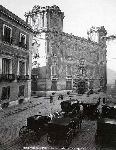 Palacio del Marqués de Dos Aguas. Archivo del Museo Nacional de Cerámica.