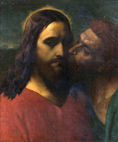 Constantin Meunier, The Kiss of Judas. The Royal Collection.