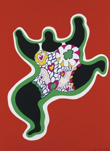 Nana saltando (Leaping Nana), Niki de Saint Phalle. 1970.