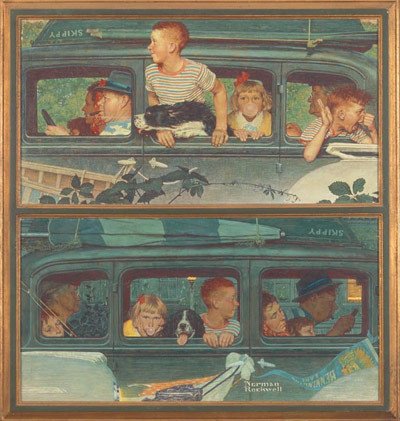 Going and Coming, 1947. Norman Rockwell.