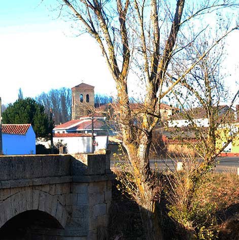 Vista de la población de Villovieco, en Palencia. Foto Guiarte.com
