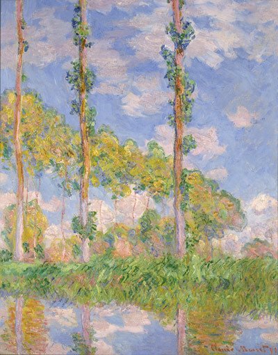 Claude Monet Poplars in the Sun, 1891. The National Museum of Western Art, Matsukata Collection, Tokyo