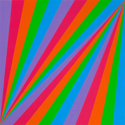 Max Bill, rhythmus in fünf farben [ritmo en cinco colores], 1985