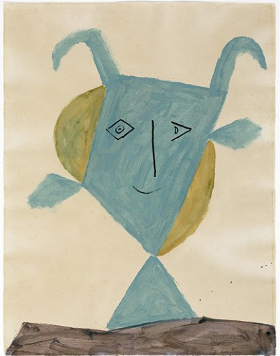 Picasso. Cabeza de fauno gris. 1946.