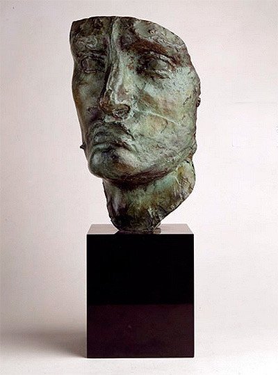 Máscara de guerrero&#8217;, de Auguste Rodin, otra de las piezas de la muestra &#8220;1900. Rodin, Impresionismo y Vanguardias&#8221;, Foto Museo Soumaya / INAH. 