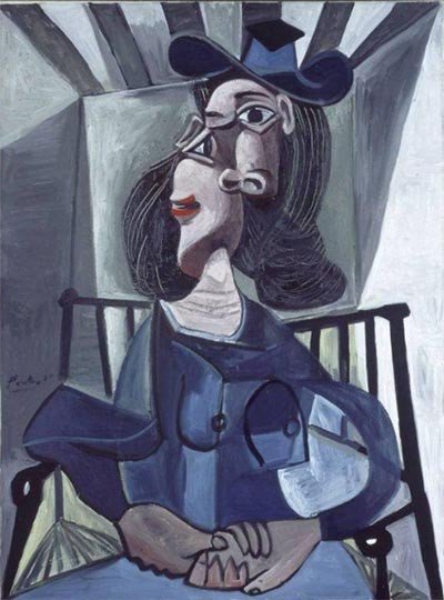 Mujer con sombrero (1941-42), de Picasso. Kunstmuseum Basel