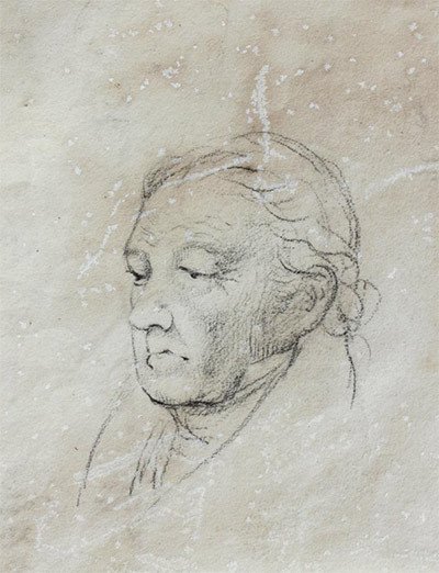  Retrato de Goya (1828), de Rosario Weiss. Colección Lázaro Galdiano.