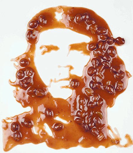 VIK MUNIZ. Che (Black Bean Soup), 2000