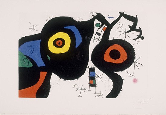 Les Deux Amis, 1969. Joan Miró.