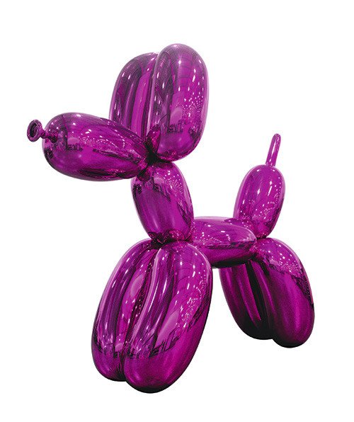 Perro globo (magenta) [Balloon Dog (Magenta)], 19942000. Jeff Koons.