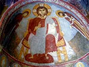 Pinturas de la época bizantina. Göreme. aturquía.com-guiarte Copyright