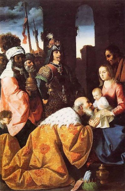 Adoración de los Magos, 1638-1639. Francisco de Zurbarán.