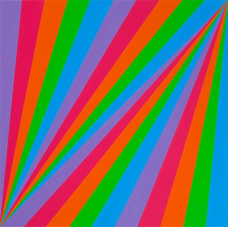 Max Bill, rhythmus in fünf farben [ritmo en cinco colores], 1985.