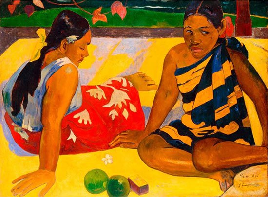 Paul Gauguin. Parau api, 1892 . Quelles nouvelles?