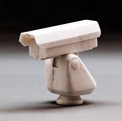 Ai Weiwei, Surveillance Camera, 2010 Marble, Courtesy of Ai Weiwei Studio Image courtesy Ai Weiwei.  (c) Ai Weiwei 