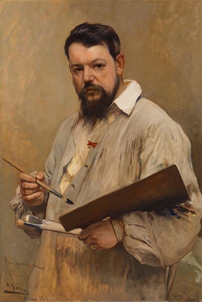 El pintor Joaquín Sorolla y Bastida. José Jiménez Aranda. 1901