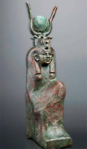 Estatua de diosa. Egipto, época tolemaica. © Fondation Gandur pour lArt, Genève,  photographe : André Longchamp