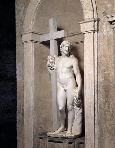 Cristo Portacroce. Miguel Ángel Buonarroti. 1514-1516