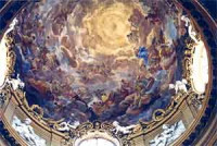 La gran cúpula pintada por Gia...