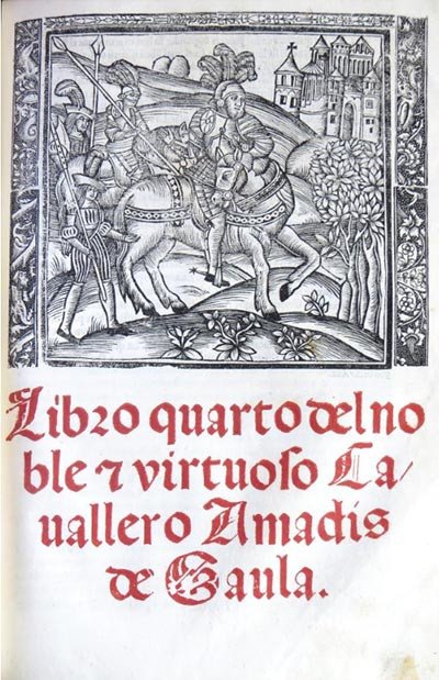 Libro IV de Amadís de Gaula. Fundación Lázaro Galdiano.