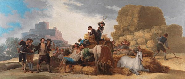 La Era (después de la restauración). Francisco de Goya. Museo Nacional del Prado